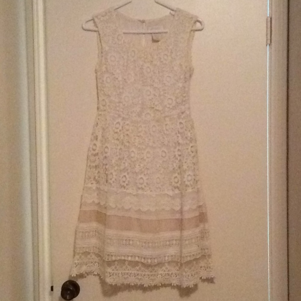 Lace Dress with a line bottom